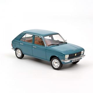 Peugeot 104 GL 1977 - Régence Blue Norev 1:18 Metallmodell (Türen/Hauben nicht zu öffnen!)